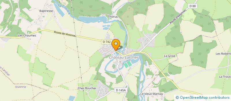 localisation de l'entreprise MONSIEUR LORIS LORTHOIS  CHATEAU-LARCHER