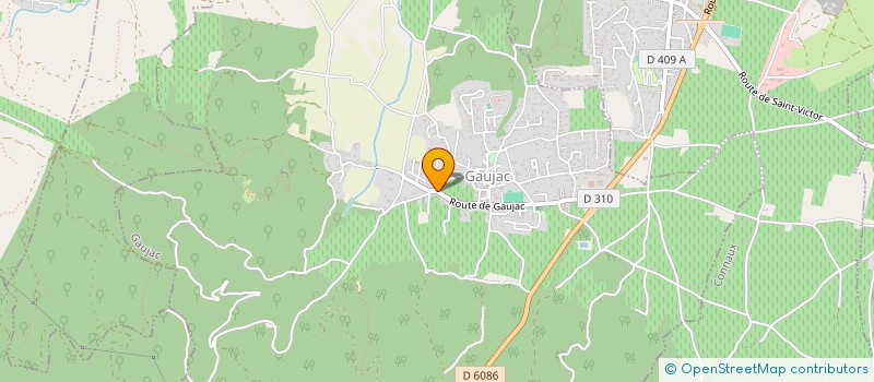 localisation de l'entreprise MONSIEUR LORIS LYOTARD  GAUJAC