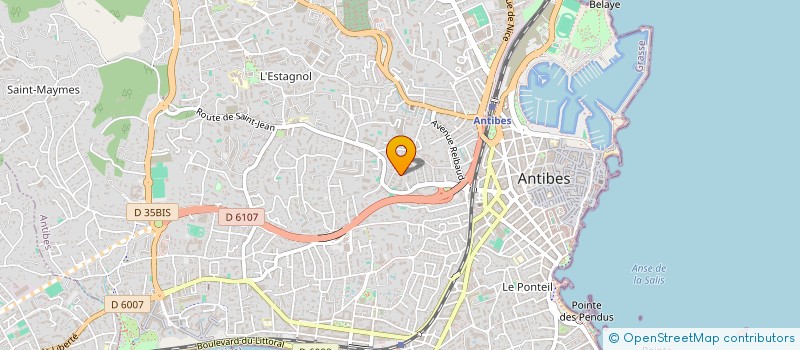 localisation de l'entreprise MONSIEUR LORIS MAISTRE  NICE