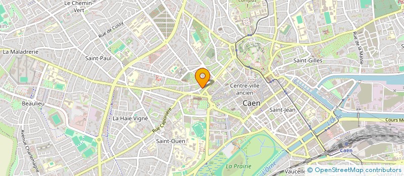 localisation de l'entreprise MONSIEUR LORIS MARIE à CAEN