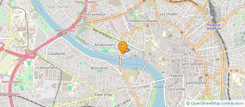 localisation de l'entreprise MONSIEUR LORIS MATEO GARCIA  TOULOUSE