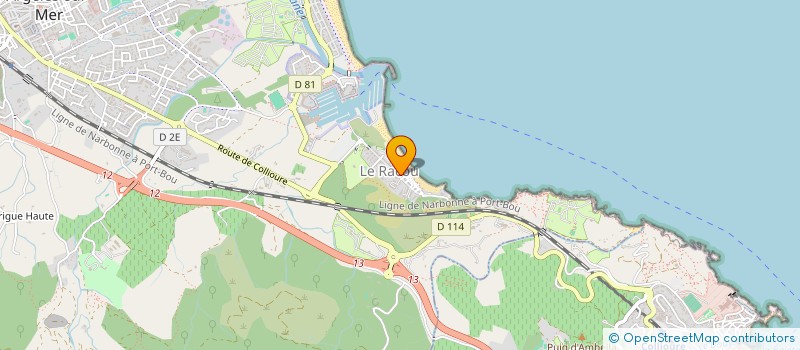 localisation de l'entreprise MONSIEUR LORIS MIZZI  ARGELES-SUR-MER