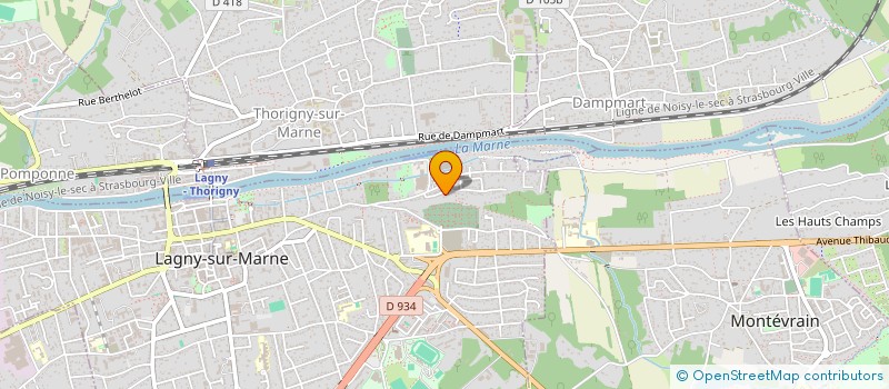 localisation de l'entreprise MONSIEUR LORIS MONDOLONI  LAGNY-SUR-MARNE