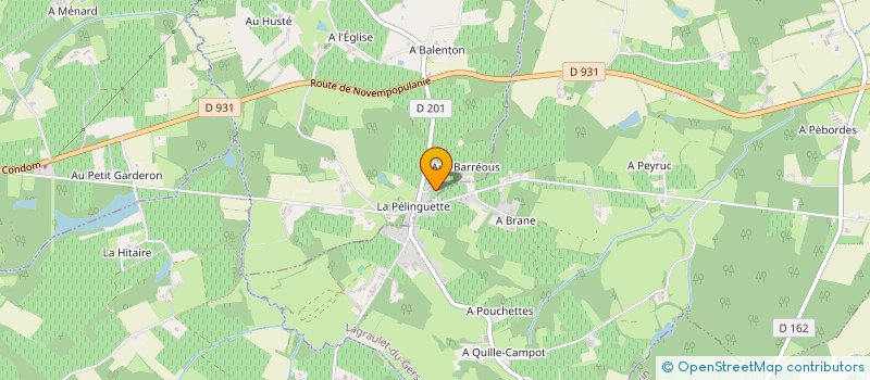 localisation de l'entreprise MONSIEUR LORIS MUCCIGNATO  CAZENEUVE