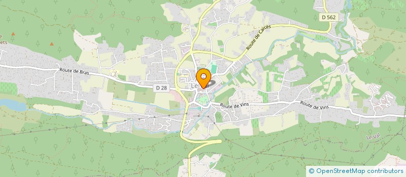 localisation de l'entreprise MONSIEUR LORIS NELLEC  LE VAL