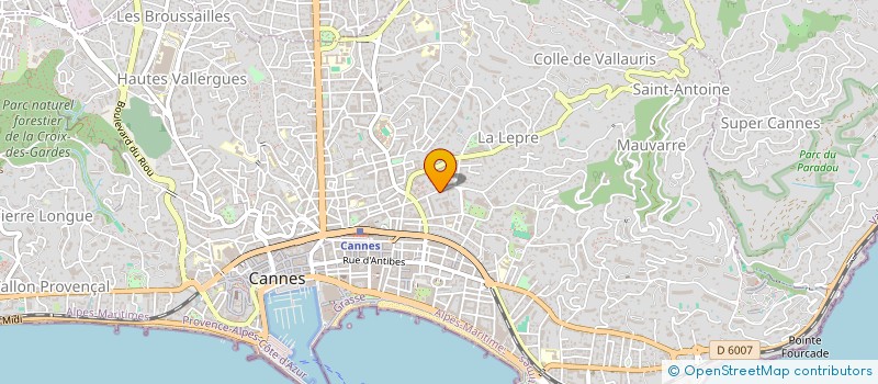 localisation de l'entreprise MONSIEUR LORIS OGLOBLEFF  CANNES