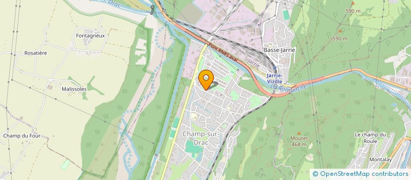 localisation de l'entreprise MONSIEUR LORIS PENNA  CHAMP-SUR-DRAC