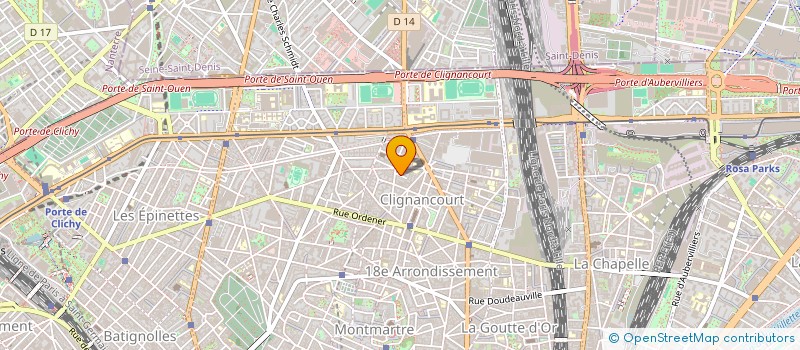 localisation de l'entreprise MONSIEUR LORIS PEREZ  PARIS