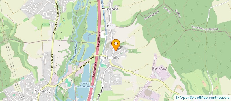 localisation de l'entreprise MONSIEUR LORIS PETRICIG  DAMBENOIS