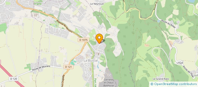 localisation de l'entreprise MONSIEUR LORIS PICCARRETA  LA BUISSE