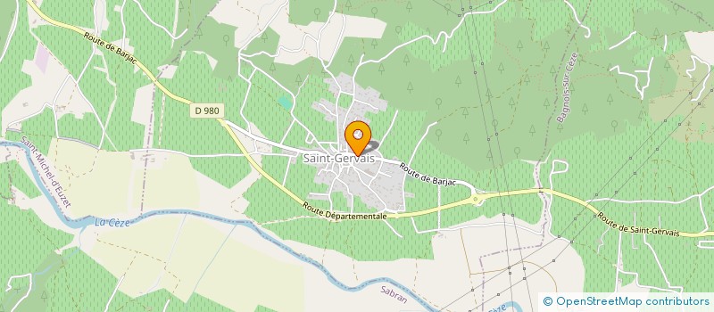 localisation de l'entreprise MONSIEUR LORIS PONS  SAINT-GERVAIS