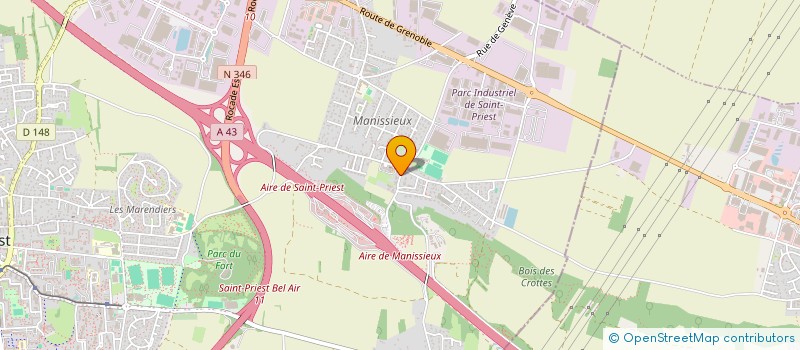 localisation de l'entreprise MONSIEUR LORIS ROMAN  SAINT-PRIEST