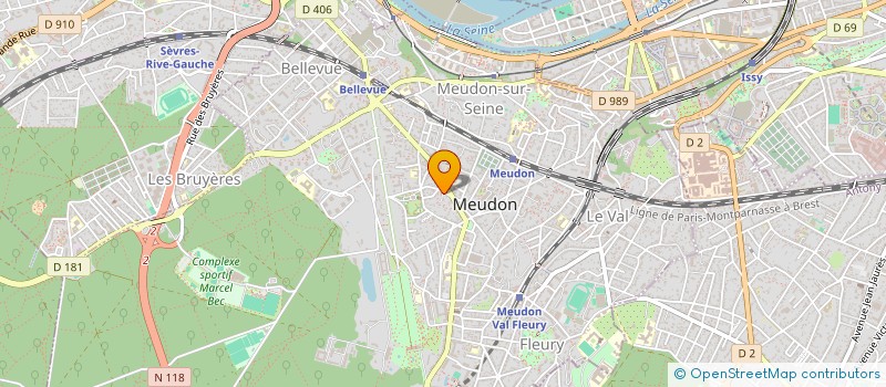 localisation de l'entreprise MONSIEUR LORIS ROUAH à MEUDON