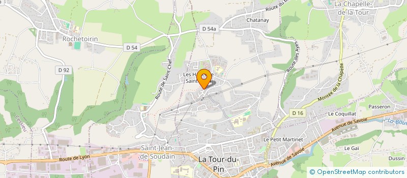 localisation de l'entreprise MONSIEUR LORIS SANTIAGO  LA TOUR-DU-PIN