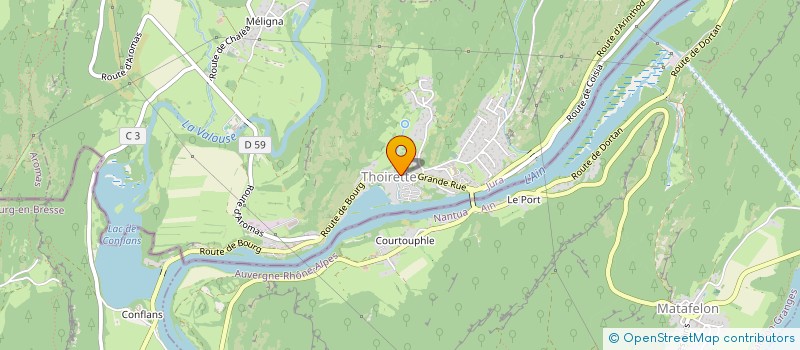 localisation de l'entreprise MONSIEUR LORIS SAVEY-GENET  THOIRETTE-COISIA