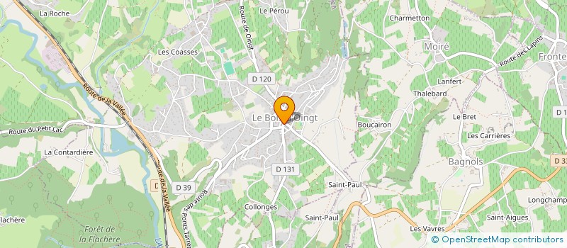 localisation de l'entreprise MONSIEUR LORIS VERRIER à VAL D'OINGT
