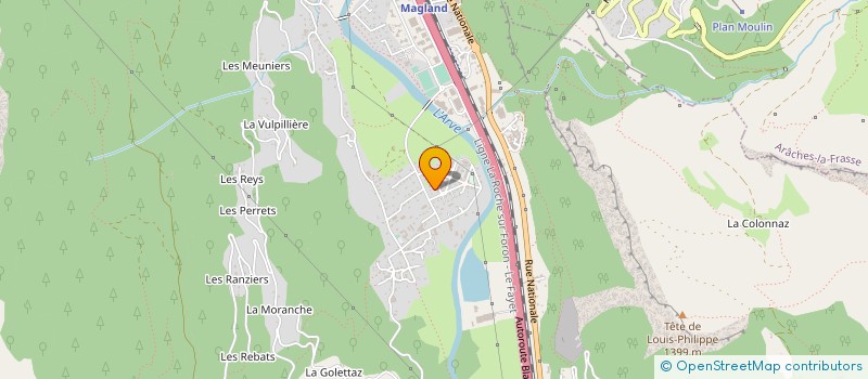 localisation de l'entreprise MONSIEUR LORIS VUILLET  SCIONZIER