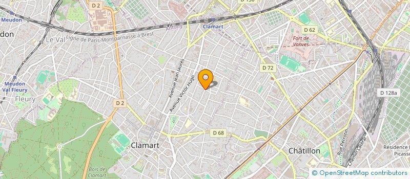localisation de l'entreprise MONSIEUR LORIS WARGNIER à CLAMART