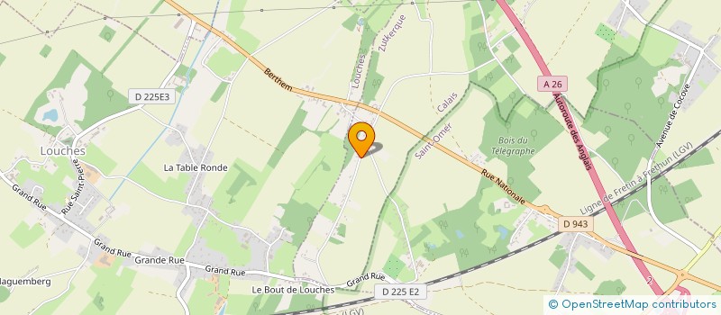 localisation de l'entreprise MONSIEUR LORIS WIRQUIN  ZUTKERQUE