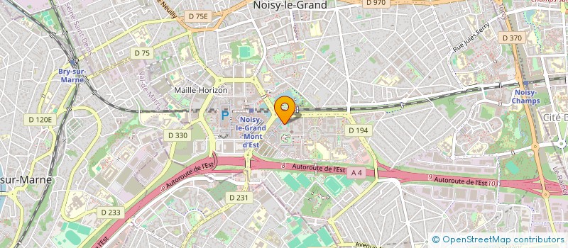 localisation de l'entreprise MONSIEUR LOROUGNON BAILLY à NOISY-LE-GRAND