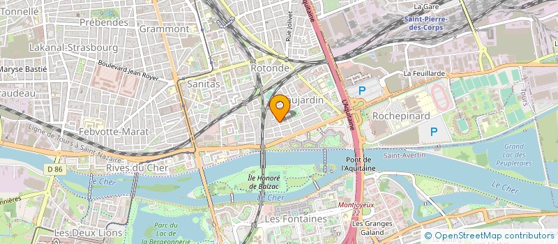 localisation de l'entreprise MONSIEUR LOROUGNON OUAYOU  TOURS