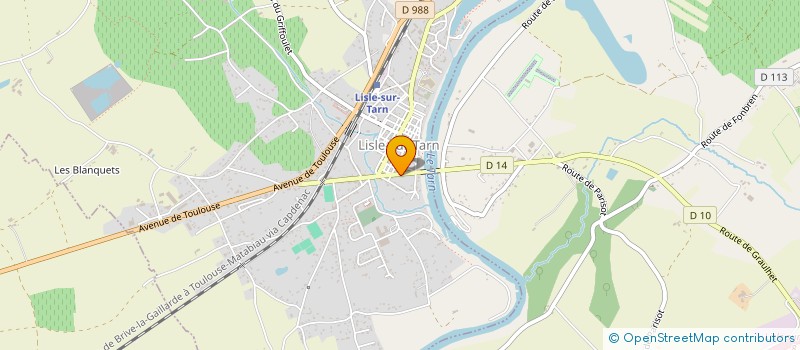 localisation de l'entreprise MONSIEUR LORRAIN FORTEL à LISLE-SUR-TARN