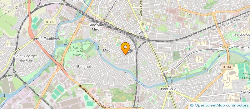 localisation de l'entreprise MONSIEUR LORRIS BROSSET à LE MANS