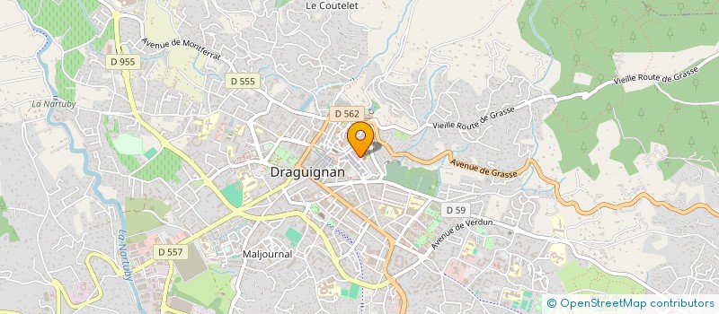 localisation de l'entreprise MONSIEUR LORRIS INSACCO  DRAGUIGNAN