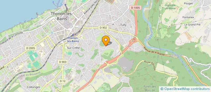 localisation de l'entreprise MONSIEUR LORRIS RENDU à THONON-LES-BAINS