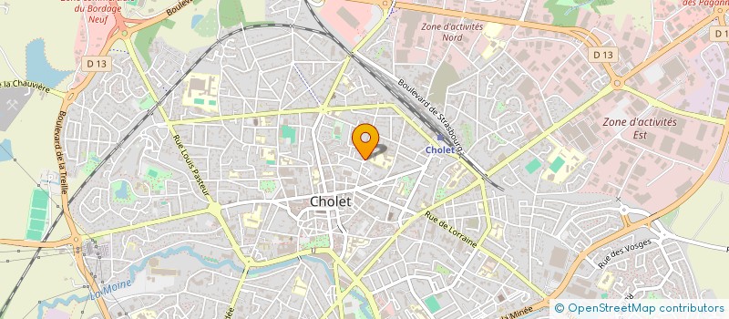 localisation de l'entreprise MONSIEUR LORRY MILCENT à CHOLET