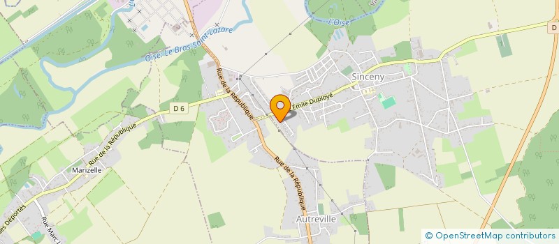 localisation de l'entreprise MONSIEUR LORY ASENSIO SANCHEZ  SINCENY