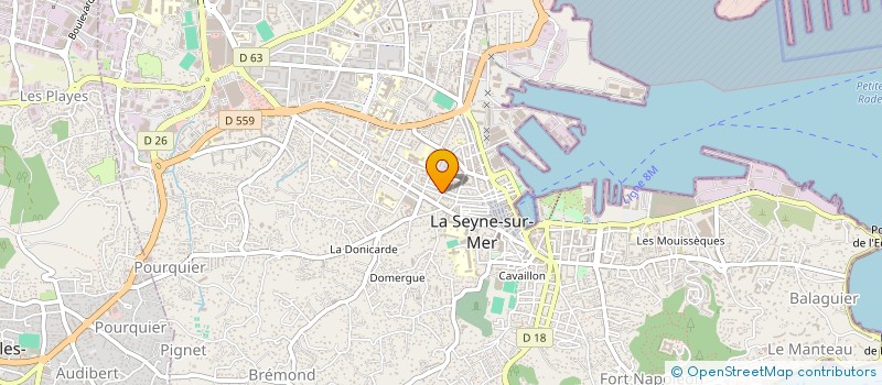 localisation de l'entreprise MONSIEUR LORY CASSAR à LA SEYNE-SUR-MER