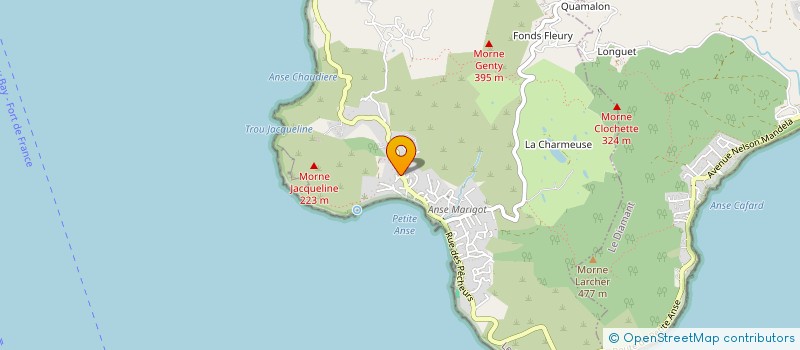 localisation de l'entreprise MONSIEUR LORY DELBOIS à LES ANSES-D'ARLET