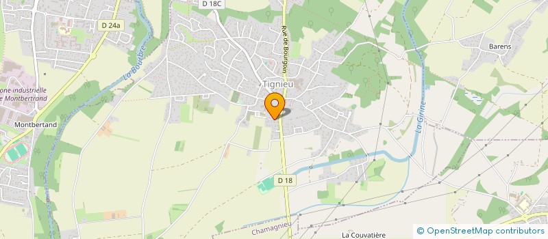 localisation de l'entreprise MONSIEUR LORY-SOFIAN CIVIS  TIGNIEU-JAMEYZIEU