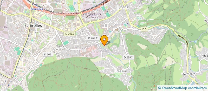 localisation de l'entreprise MONSIEUR LORYS RUIZ  EYBENS