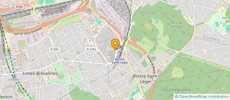 localisation de l'entreprise MONSIEUR LOSSENI DIOMANDE à BOISSY-SAINT-LEGER