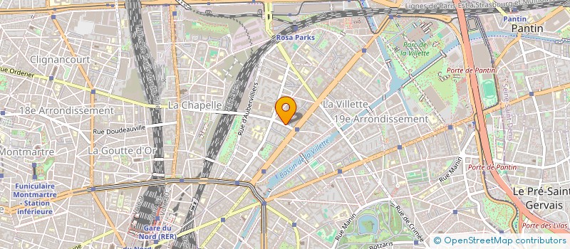 localisation de l'entreprise MONSIEUR LOSSENY DIABY  PARIS 19