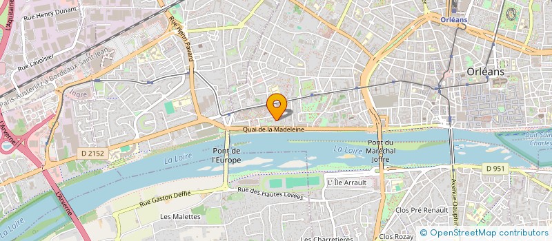 localisation de l'entreprise MONSIEUR LOSSENY DIANE  ORLEANS