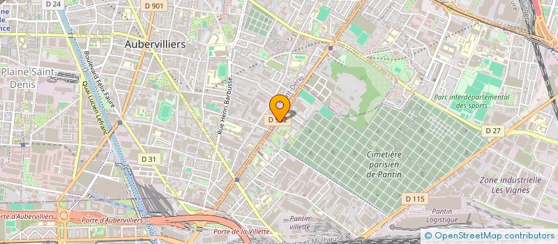 localisation de l'entreprise MONSIEUR LOSSENY TOURE  PANTIN