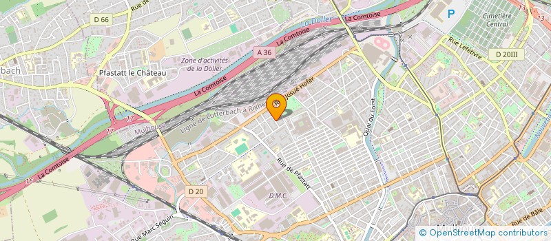 localisation de l'entreprise MONSIEUR LOTFI ABOUDI  MULHOUSE