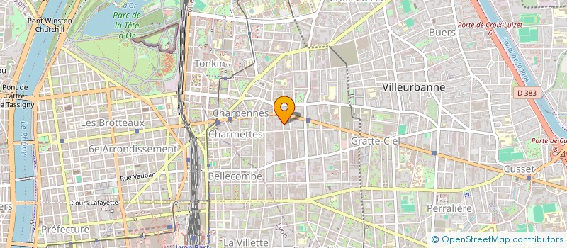 localisation de l'entreprise MONSIEUR LOTFI AKAICHI  VILLEURBANNE