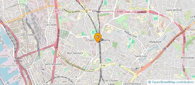 localisation de l'entreprise MONSIEUR LOTFI BEN NACEUR à MARSEILLE