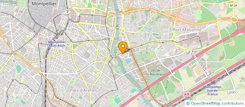 localisation de l'entreprise MONSIEUR LOTFI BENAHMED à MONTPELLIER