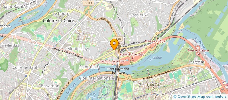 localisation de l'entreprise MONSIEUR LOTFI BOUKERCHA  CALUIRE-ET-CUIRE