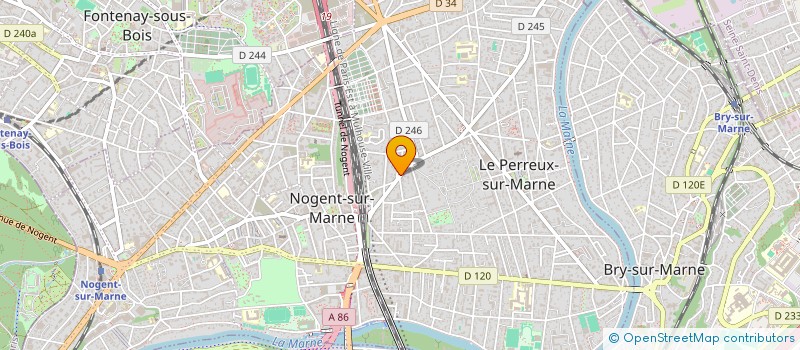 localisation de l'entreprise MONSIEUR LOTFI BOUNOUH à LE PERREUX-SUR-MARNE