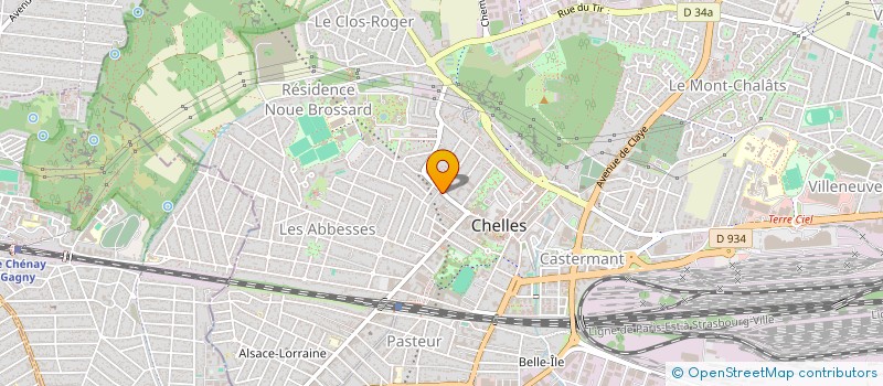 localisation de l'entreprise MONSIEUR LOTFI CHOUCHEN  CHELLES