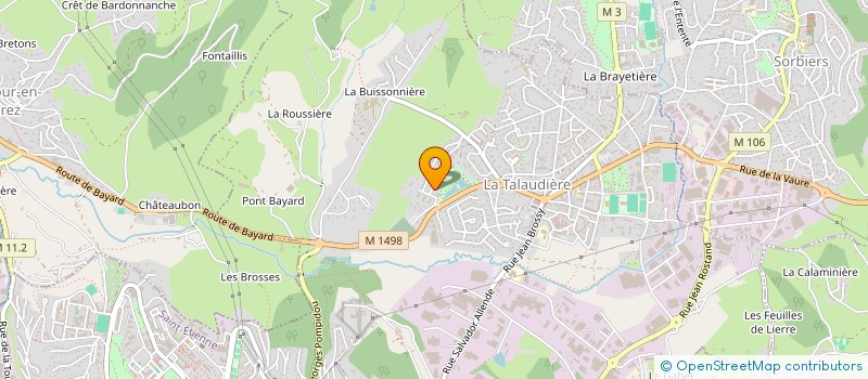 localisation de l'entreprise MONSIEUR LOTFI DAOUD  LA TALAUDIERE