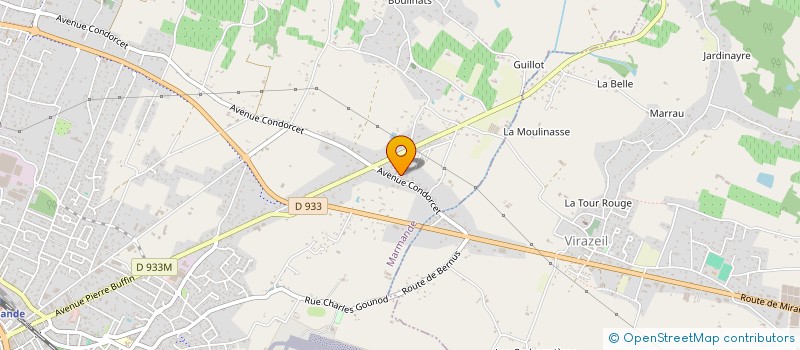 localisation de l'entreprise MONSIEUR LOTFI DEBBOU  MARMANDE