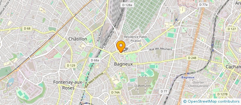 localisation de l'entreprise MONSIEUR LOTFI DHAOUADI à BAGNEUX