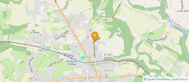 localisation de l'entreprise MONSIEUR LOTFI EDHERIF  LES ABRETS-EN-DAUPHINE